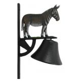 Cast Iron Donkey Bell 13"x8"