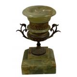 Alabaster Compote 9"