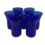 7 Blue Glasses 4"