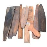 Assorted Wood Stocking Molds - 36" Long