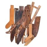 Assorted Wood Stocking Molds - 36" Long