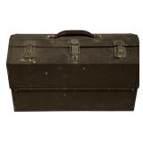 Metal Toolbox w/ Contents - 17 x 10 x 8