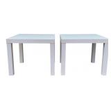 Pair of End Tables - 18 x 21.75 x 22