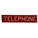 Glass Telephone Booth Insert - 25.5 x 5.5