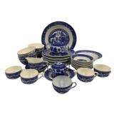 39 Pc Blue/White China