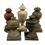 5 Candle Prickets 14" Tall