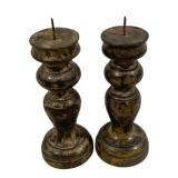 Pair Candle Prickets 7" Tall