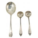3 Sterling Silver Spoons Various Makers