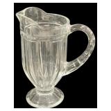 Glass Pitcher - 9.5" Tall