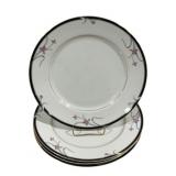4 Mikasa Ivory China Dinner Plates - 11" Round