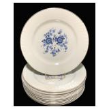 11 Wedgwood Dinner Plates - 10" Round