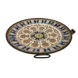 Antique "Cyprus" Pattern Heated Plate
