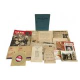 Assorted WWII Paper Items