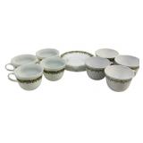 8 Corelle Spring Blossom Cups & Saucers