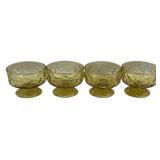 4 Honey Gold Lido Milano 3" Sherbets