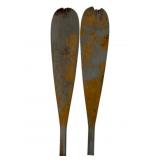 2 Wooden Paddles - 32" Long