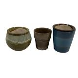 3 Pottery Vases 5