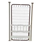 Wooden Bed Frame w/ Metal Rails - 36 x 39 x 28