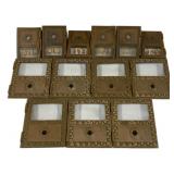 Assorted Vintage Post Office Box Doors