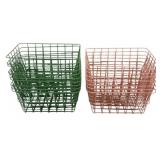 Assorted Metal Baskets - 6.5 x 9 x 4