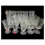 Assorted Glass Stemware