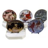 5 Franklin Mint Collector Plates
