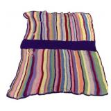 Vintage Afghan Blanket 39"x48"