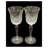 2 Wedgwood Wine Glasses 8"