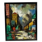 Framed Oil on Canvas - Signed - 25.5 x 21