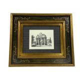 "Arc De Triomphe Gallo" Framed Print