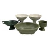 5 Pc Mid-century Pottery Items