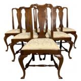 6 Councill Craftsmen Queen Anne Chairs