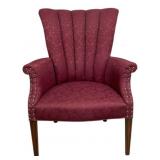 Vintage Highback Channel Tufted Chair