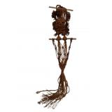 Mid-Century Macrame Owl Wall Hanging