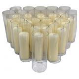Assorted Candles & Candleholders - 9.25" Tall