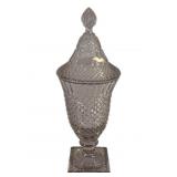 Anchor Hocking Diamond Point Tall Candy Jar