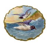 Limoges Hand Painted Plate 10.5