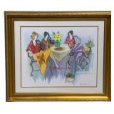 Framed Seriolithograph "Blissful Moments" signed
