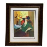 Framed Seriolithograph "Happy Recollection" signed