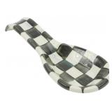 Mackenzie Childs Courtly Check Spoon Rest