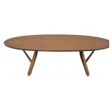 Mid Century Weiman Heirloom Oval Coffee Table