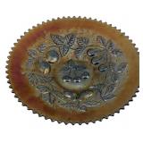 Carnival Glass Plate - 9" Round