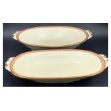 2 Vintage Rorstrand Sweden Porcelain Serving Bowls