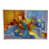 Abstract Multicolor Painting by V. Greene