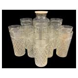13pc Glass Pitcher & Glasses Set