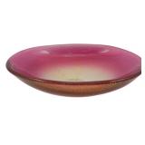 Vintage Murano Art Glass Bowl 2"x8.5"x6"