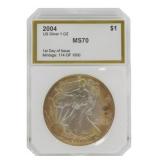 2004 US Standing Liberty Silver Dollar MS70