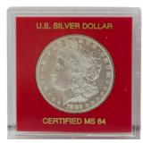 1882-S Morgan Silver Dollar MS64