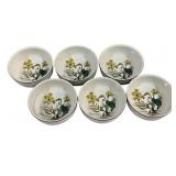 6 Villeroy & Boch "Botanica" Bowls - 5.25" Round