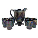 Westmoreland Pitcher & 6 Tumblers